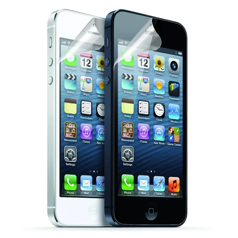 3 шт./лот, Ультра прозрачная пластиковая защитная пленка для iPhone 4, 4S, 5, 5S, SE, 6, 6 S, 7, 8 Plus, X Ten, 10