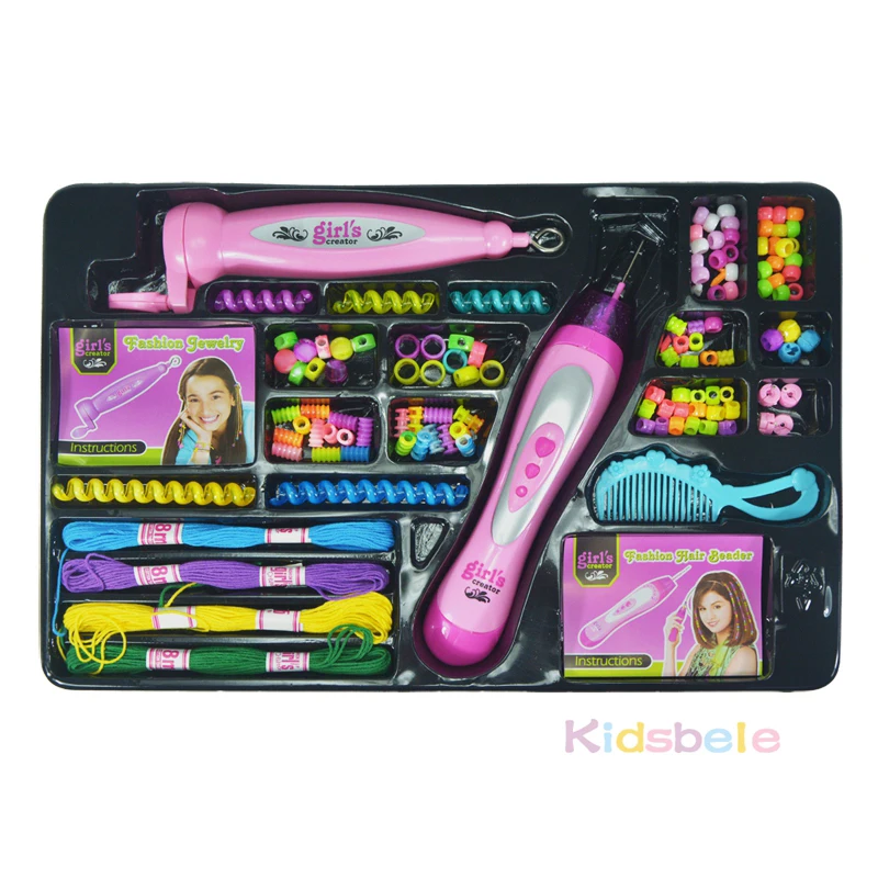 

Girl's Fashion Braider Hair toys Accessories Colorful Dress Up Kids Toy For Children DIY Toy For Girls Educational Beauty Toys
