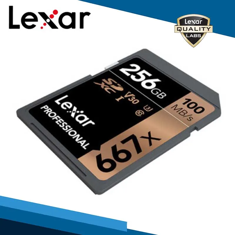 Карта памяти Lexar 256 ГБ SD UHS I высокая скорость 128 SDXC флеш карта U3 100 МБ/с./с чтение 90