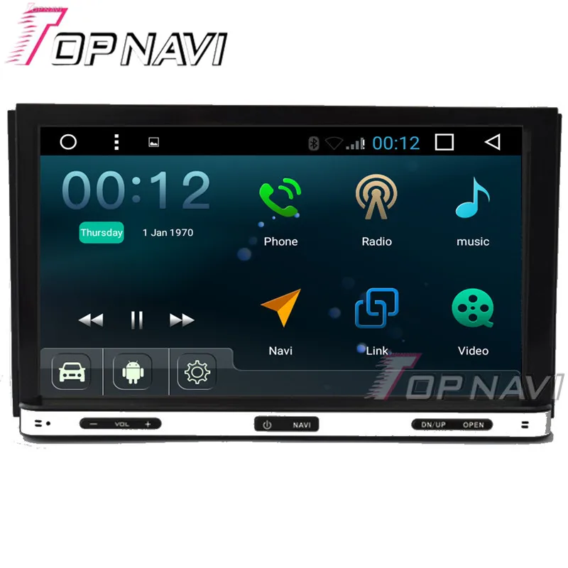 Topnavi 7&quot 800*480 Quad Core 16G Android 6.0 Car Radio Stereo GPS Navigation for Universal 2DIN DVD Multimedia Audio Player |