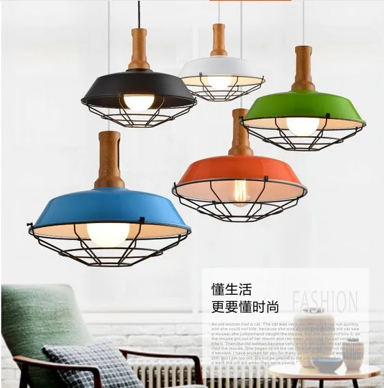 Чердак лампы Эдисона старинные подвесные светильники металлические деревянные