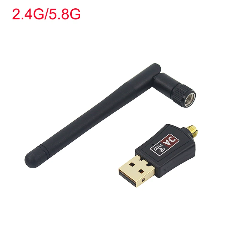 Двухдиапазонный Wi Fi адаптер 2 4/5 8 ГГц приемник USB беспроводной LAN AC сетевая карта +