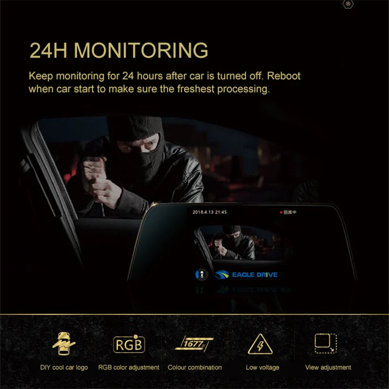 Высокое качество 360 система наблюдения за птицами Surround View 4 канала DVR с супер