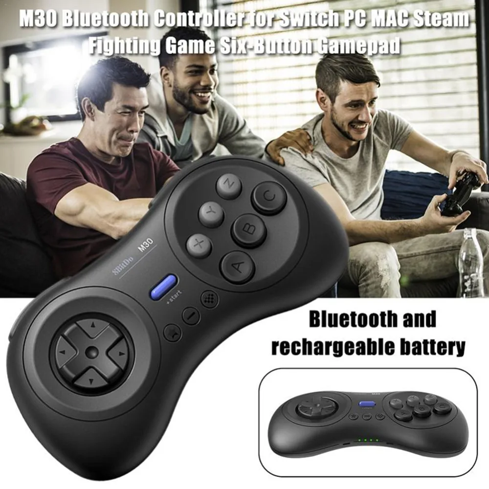 8Bitdo M30 2,4G беспроводной геймпад Bluetooth контроллер Джойстик для sega Genesis playstation NS r25 для Andriod#20