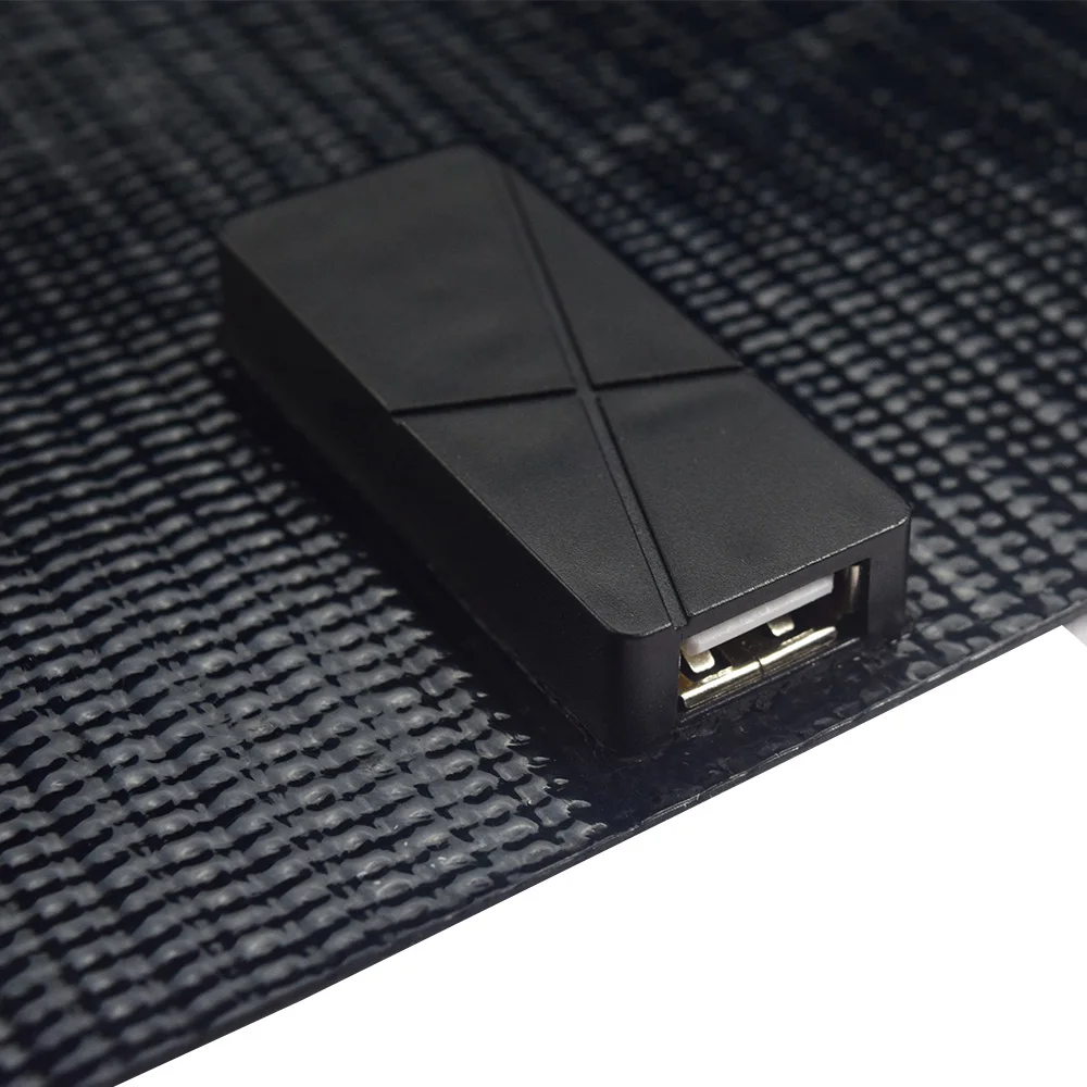 Складные 20 Вт солнечные панели зарядное устройство 5 В 2.1A USB выходное портативные