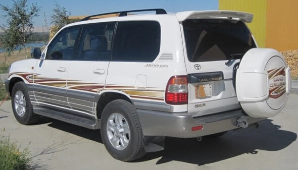 Высококачественный багажный рельс из алюминиевого сплава landcruiser 100 для LC100 2003-2009 |