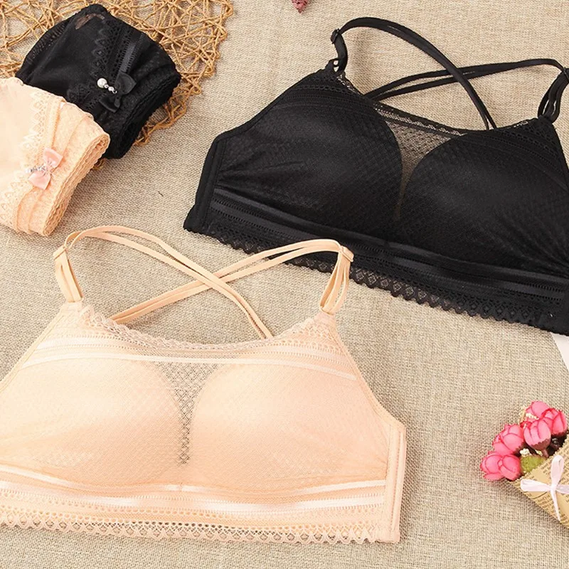 Новинка лета 2017 комплект нижнего белья пуш ап с тонкой чашкой бесшовное нижнее