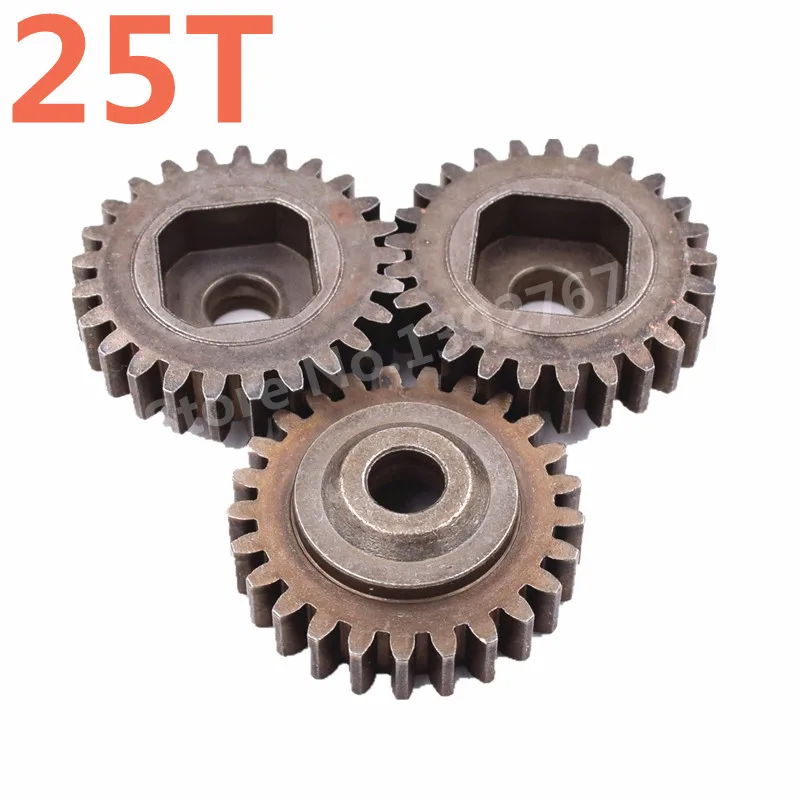 HSP Racing RC ЗАПАСНЫЕ ЧАСТИ Diff.Gear(25T) 3 шт. 50116 для 1/5 4WD автомобилей Baja Gas Nitro Power