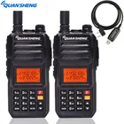 Рация Quansheng TG-UV2 PLUS 10 Вт 5 диапазонов 136-174 МГцПолиция 350-390 МГц400-470 МГц 4000 мАч Любительская 2-сторонняя радиосвязь, 2 шт.