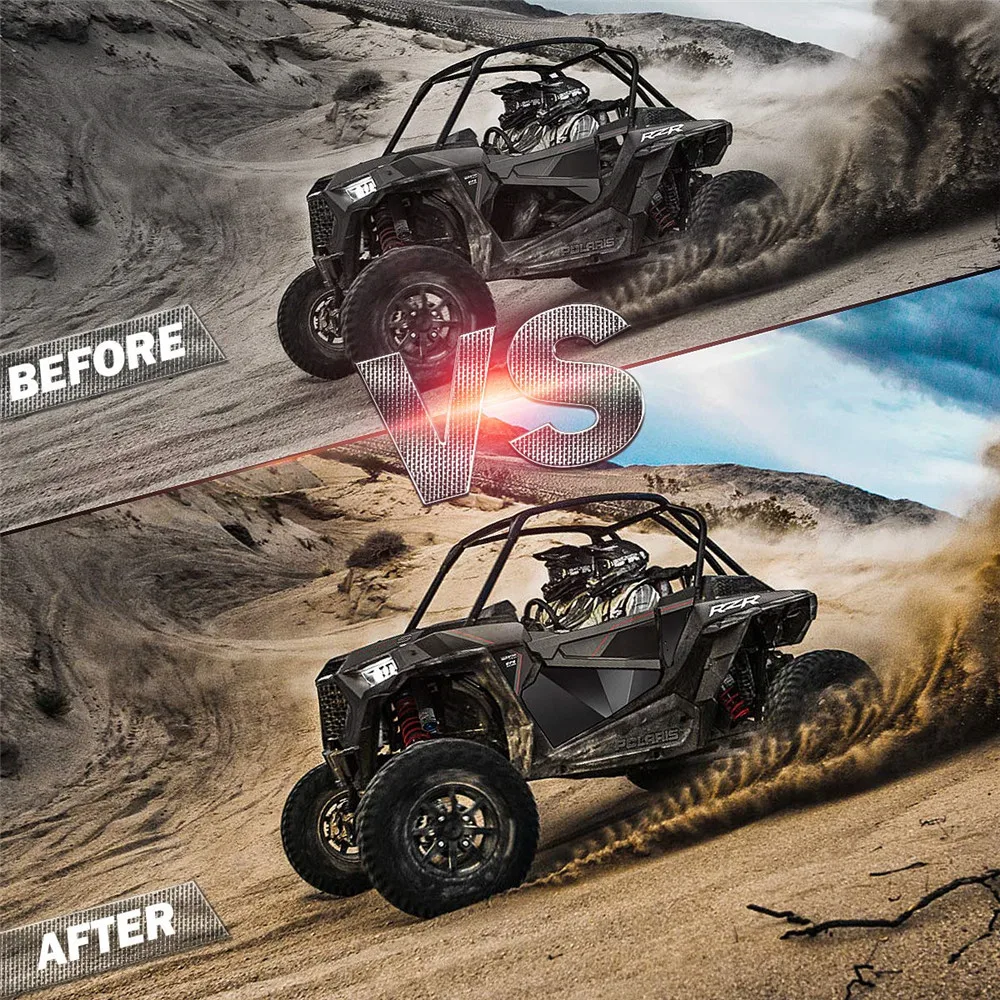 KEMiMOTO UTV Нижняя дверь панели вставки для Polaris RZR 900 XC S 1000 2015 2016 2017|polaris 900| |