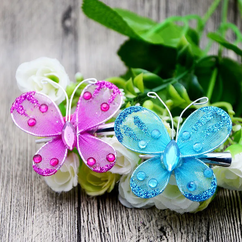Заколки для волос с бабочками 10 шт./лот | Аксессуары одежды
