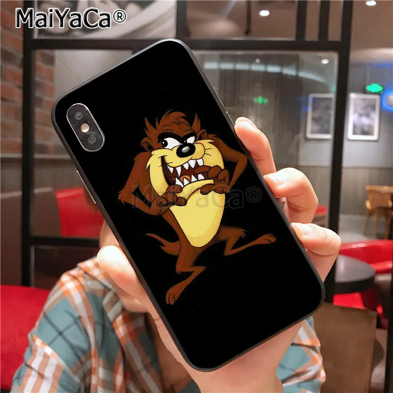 7 MaiYaCa Looney ttes Tasmanian Devil Taz чехол для телефона для iphone 11 Pro X 8 7 6 6S Plus 5 5S SE cass - Цвет: 7