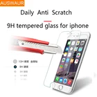Высококачественное закаленное стекло 9H для iPhone 7, 6, 6s plus, 5, 1, 5, 6, 7, 6, 6s plus, 9H, Противоударная защитная пленка на каждый день