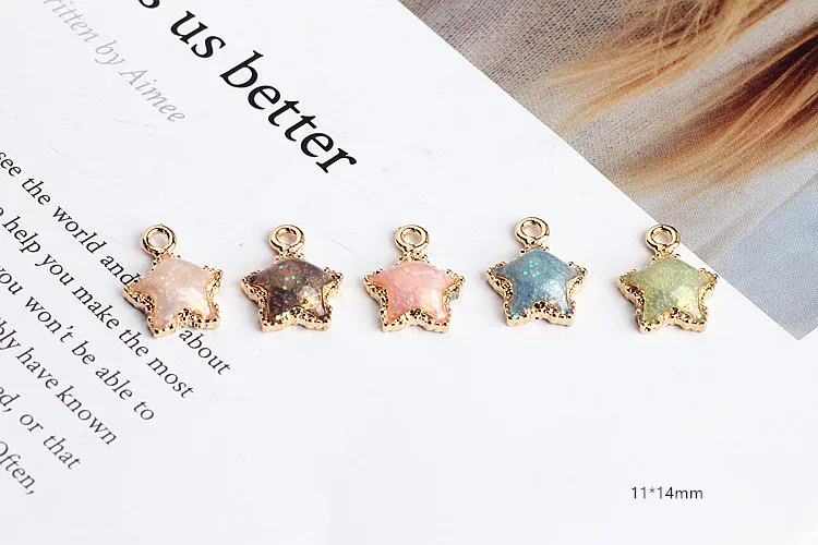 

New arrived alloy material triangle/pentagon Shape gold-color 100pcs/lot fashion diy earring/necklace jewelry accessory