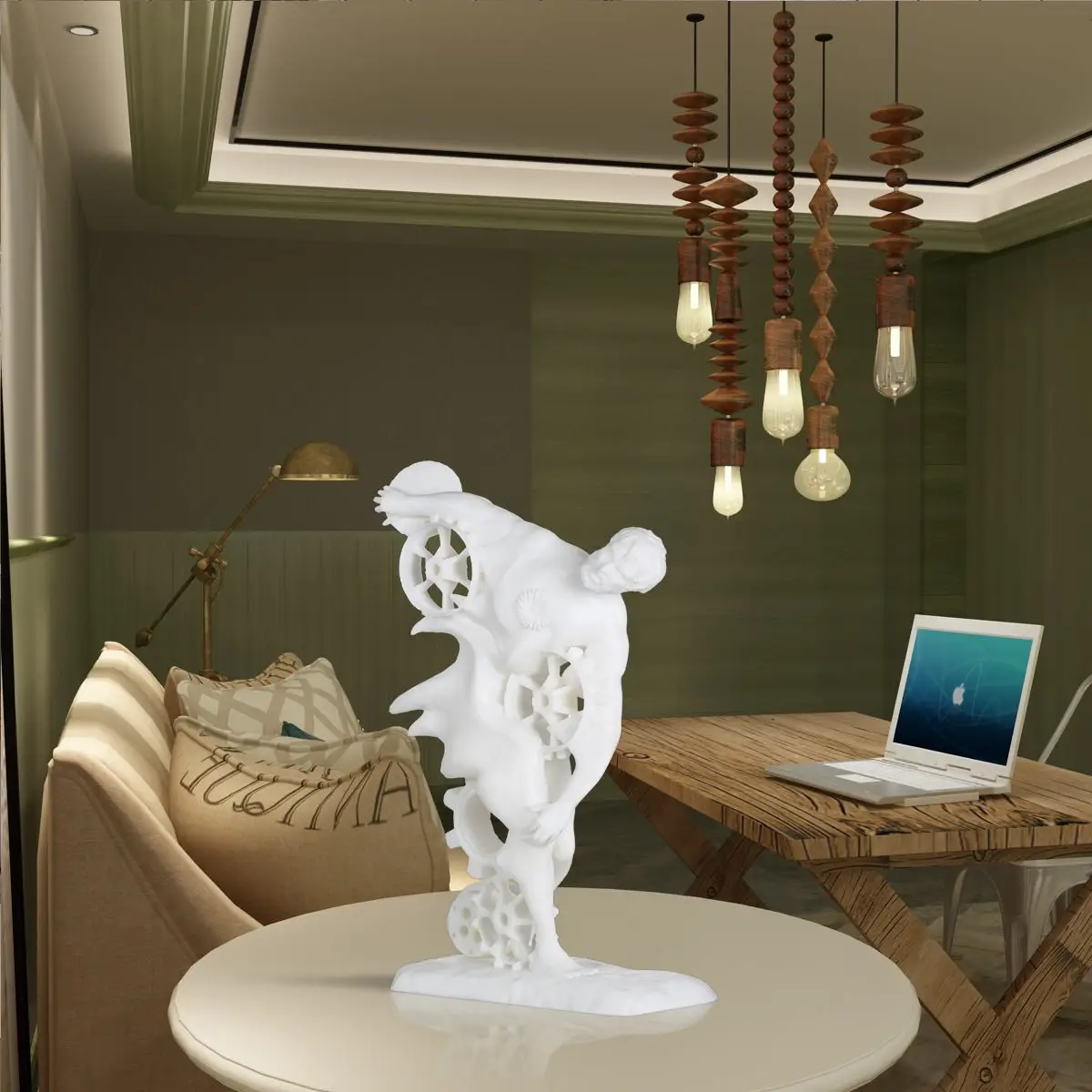 Дискоболус Seneca 3D печать для домашнего офиса скульптура украшение дома