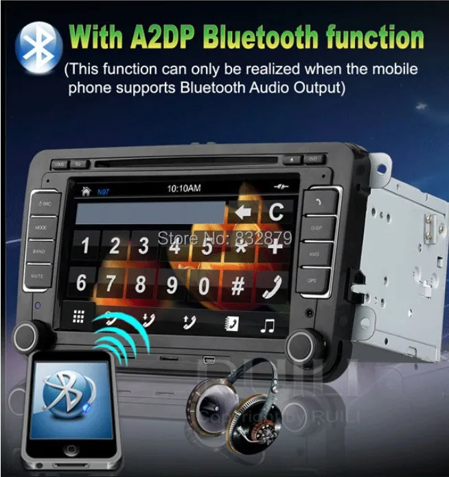 New! 7 &quot2din Автомобильный DVD для VW GOLF 5 Golf 6 ПОЛО PASSAT CC JETTA TIGUAN TOURAN EOS ШАРАН SCIROCCO TRANSPORTER T5