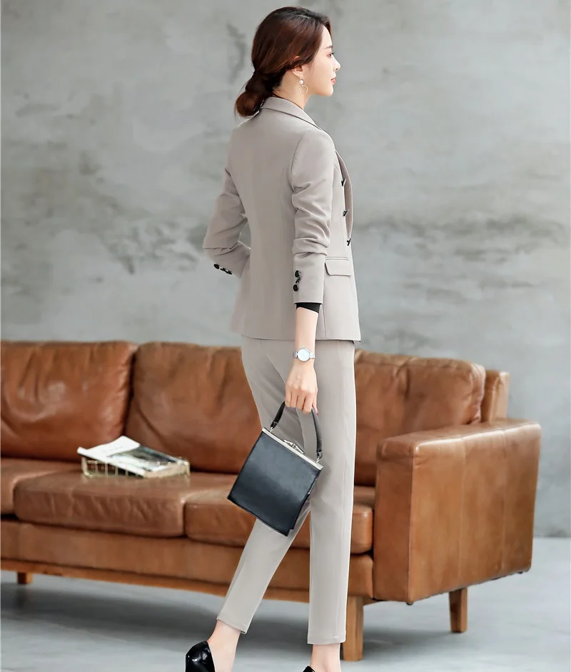 3 Piece Set Formal Uniform Design Pantsuits With Pants and Tops Vest &amp Waistcoat For Women Business Suits Ladies | Женская одежда