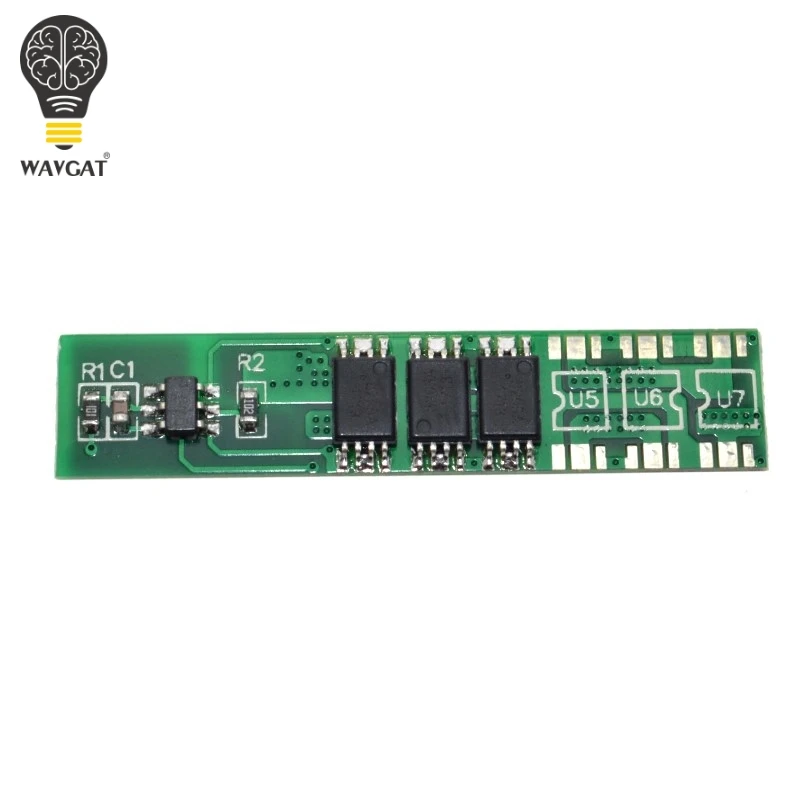 Защитная плата SUQ 1S 5A 3 7 V li ion BMS PCM для литий ионного аккумулятора 18650|Интегральные