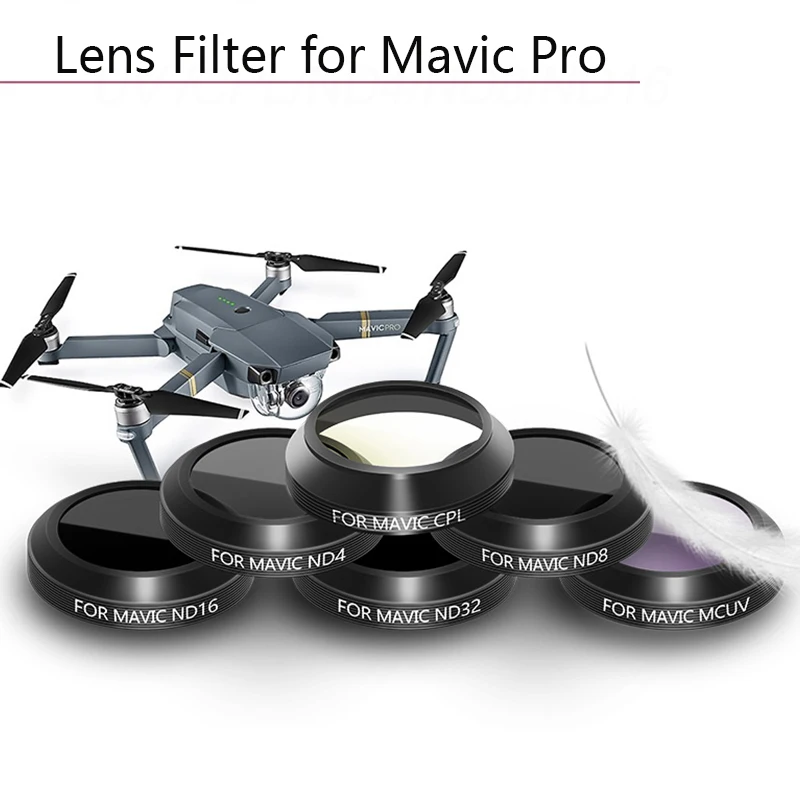 Фильтры для объектива UV CPL ND8 ND16 DJI Mavic Pro Platinum Drone аксессуары многослойный фильтр с