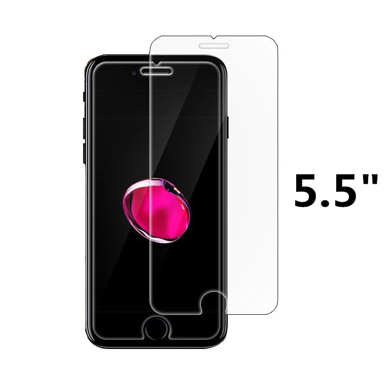 2PCS High definition Tempered Glass Protective film For Iphone 7 Plus smartphone Explosion proof 5.5 inch | Мобильные телефоны и