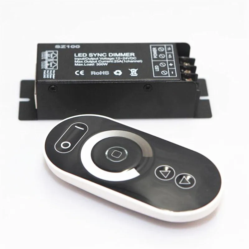 300 Вт RF LED сенсорный диммер 25A синхронизация SZ100 для перемешивания света DC12V 24V