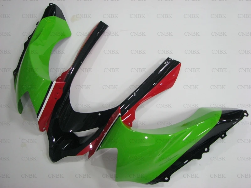 Обтекатели для Kawasaki ZX10r 2004-2005 2004 зеленые черные красные кузова 05 неокрашенные |