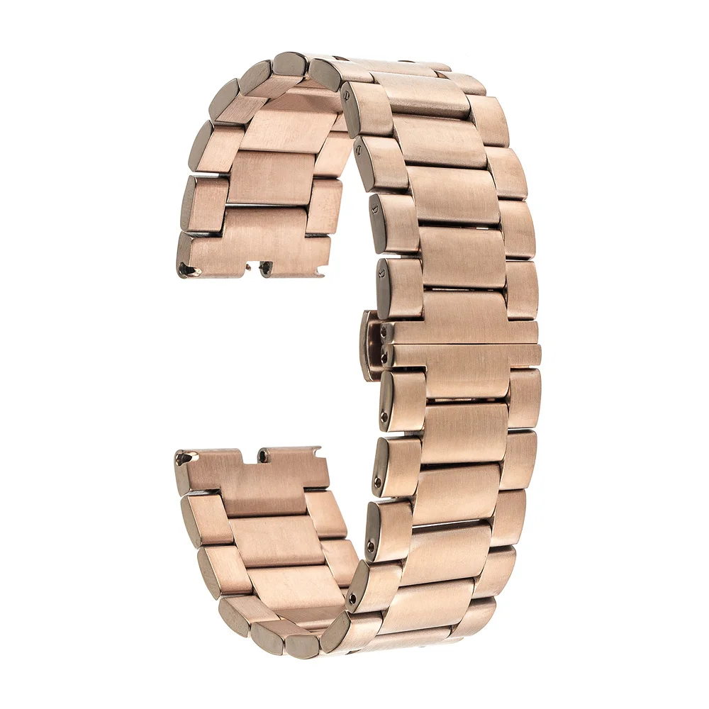 22 мм нержавеющая сталь ремешок для часов Бабочка Пряжка браслет Motorola Moto 360 1 1st Gen