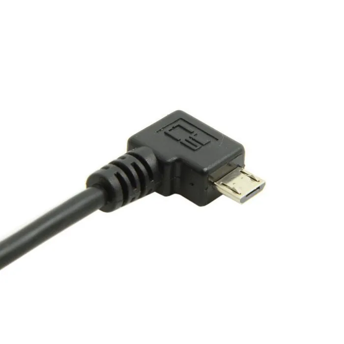 Правый угловой 90 градусов Micro USB штекер типа папа левый угол весна выдвижной
