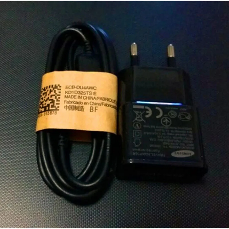 1A ЕС Plug стены AC Зарядное устройство адаптер + Кабель Micro USB для Samsung Galaxy S5 S6 S4 i9500 S3