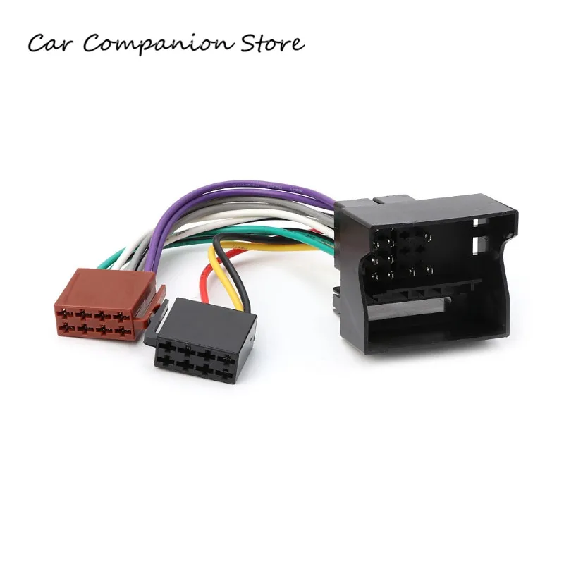 

Car Stereo Radio ISO Lead Cable Wiring Connector Adapter For Peugeot 207 307 407