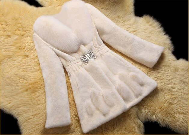 Женские Большие размеры 6xl модное пальто с мехом женские зимние куртки
