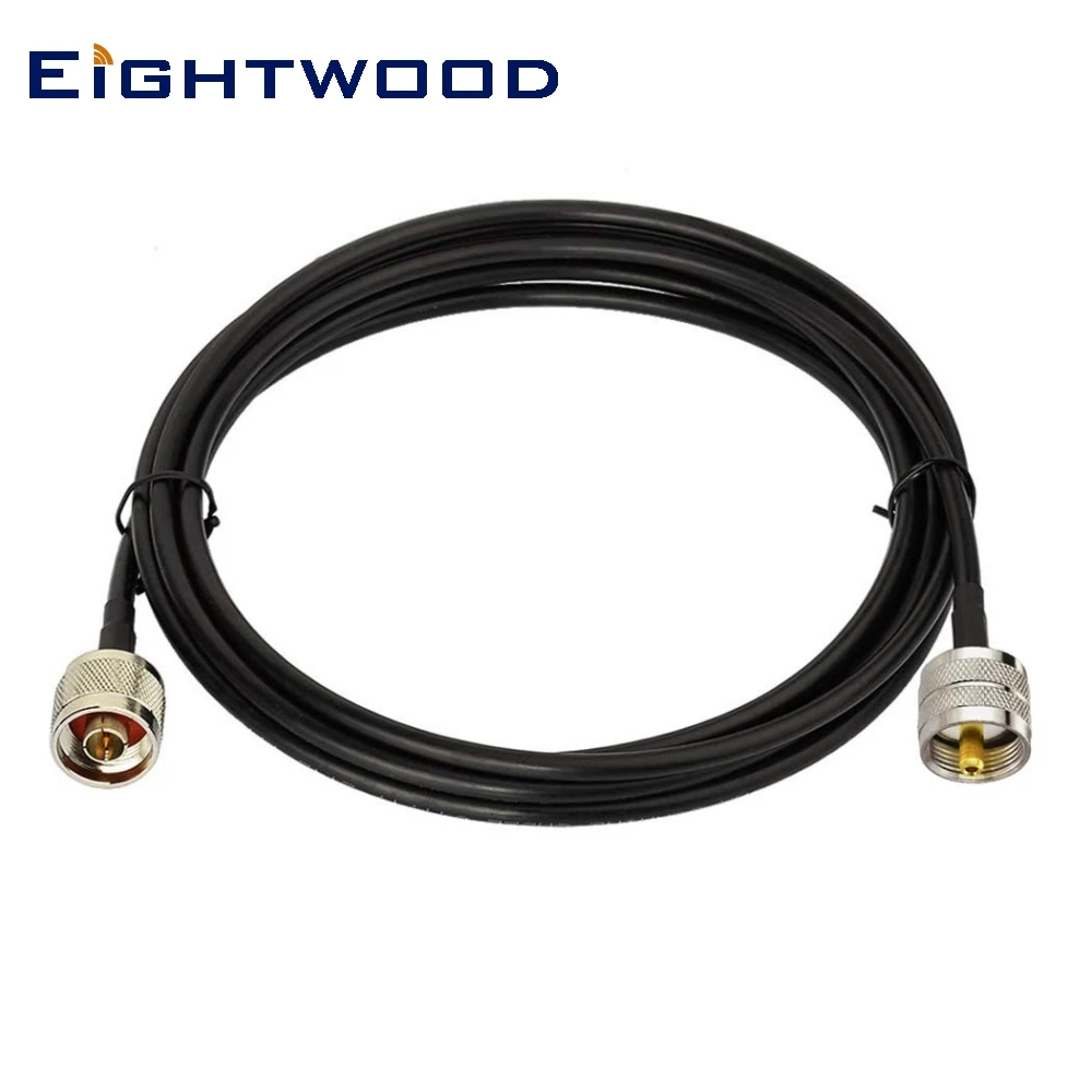 N Male к UHF PL 259 RG58 10ft кабель для CB/Ham/двухсторонний/любительский