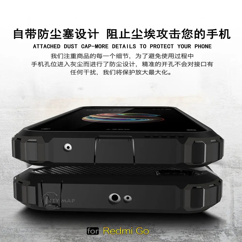Защитный чехол для Xiaomi Redmi Go силиконовый Жесткий защитный телефона Xiao Mi Red RedmiGoCoque