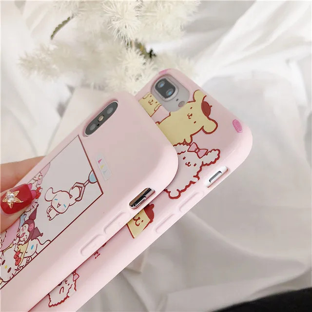 Яркие силиконовые чехлы для телефонов iphone 11 Pro Max 6 6s 7/8 plus X XS XR чехол с мультяшным
