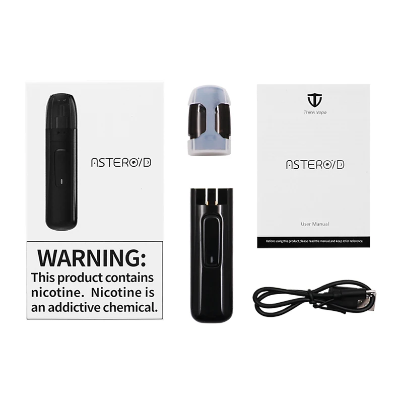 Новейший комплект Thinkvape Asteroid встроенный 420 мАч Мини набор Pod с картриджем 1 5 мл