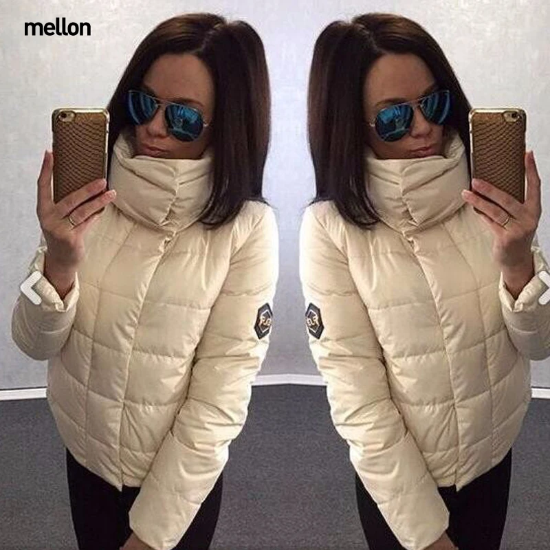 Женщины Пальто Мода Осень Зима Женский Пуховик Женщин 2016 НОВЫЙ Ветровки Вскользь