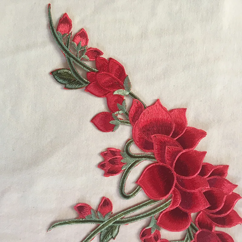 3 шт. винтажная вышитая Цветочная нашивка для официального платья аксессуары