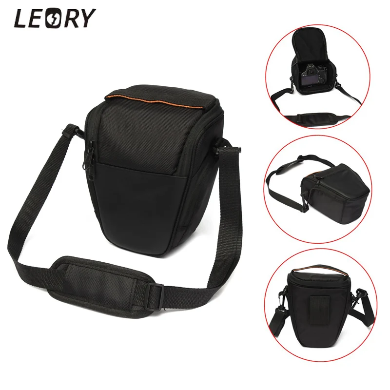 LEORY большой емкости DSLR камеры Сумки цифровой камеры рюкзаки многофункциональный плеча Видео Сумка для Nikon Canon sony