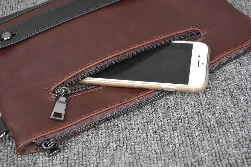 Work Bag Clutch Office Bags for Men Data File PU Leather Briefcase Envelope Coffee Package Portafolios Maletin Para Hombres |