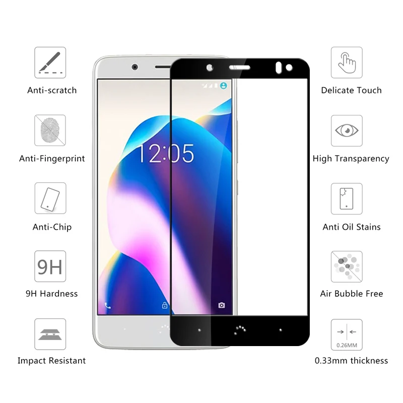 Закаленное стекло для BQ Aquaris U2 Lite Защита экрана V Plus U 2 lite U2lite Vplus + Защитная крышка