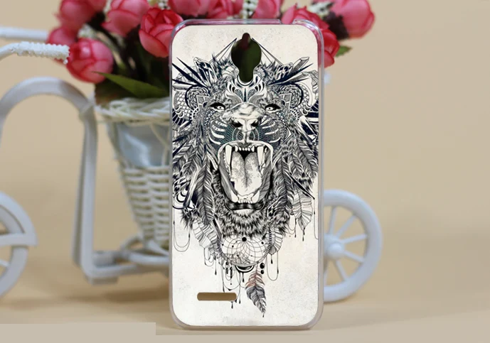 DIY Модный чехол с 3d рисунком черно белых животных для Alcatel One Touch Idol 2 Mini 6016 6016D 6016A 6016E