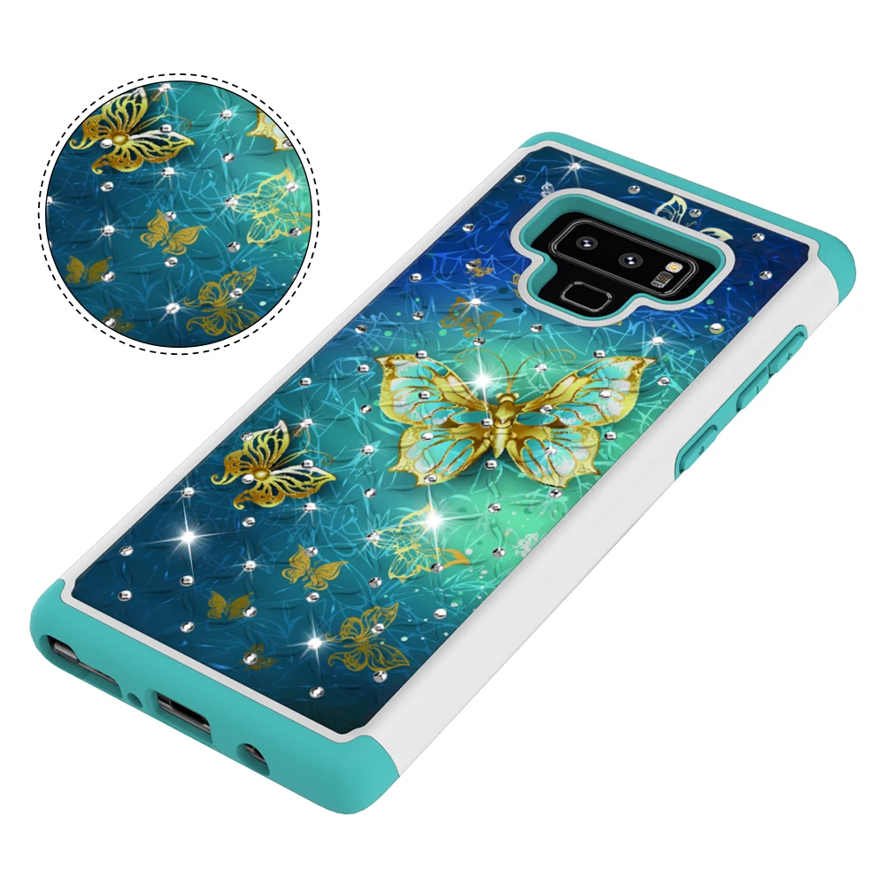 Shockproof Phone Case For Samsung Galaxy note 9 S8 Plus s9 plus 2in1 TPU Silicone Cover for j3 j7 2017 2018 Cases |