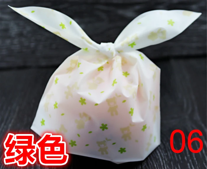 Lovely Rabbit ears snack bags Cookies bag Candy bread few kinds can be choose 100 pieces/lot | Дом и сад