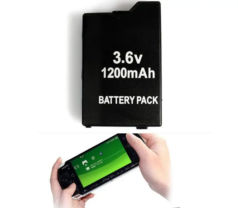 Игровые аксессуары PSP Battery + крышка для хранения аккумулятора PSP-3000 | Электроника