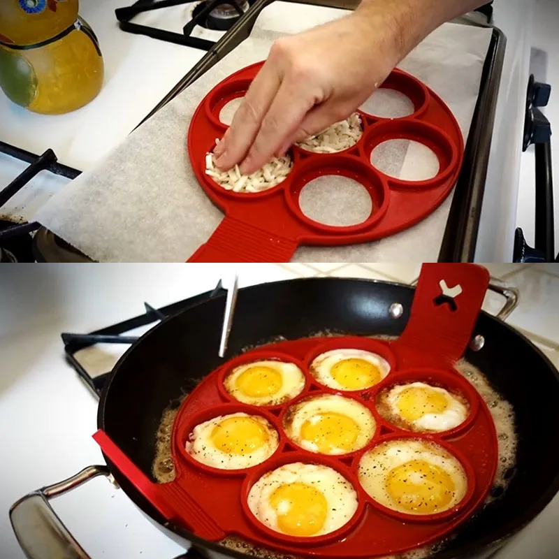 Антипригарное Силиконовое резиновое кольцо для яиц форма жарки блинов блинчиков