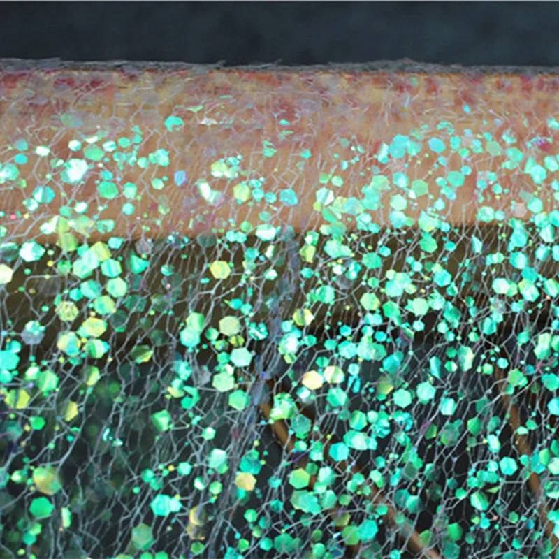 Креативный Золотой Русалка Mirage дизайн Маленькие фрагменты лазерные блестки