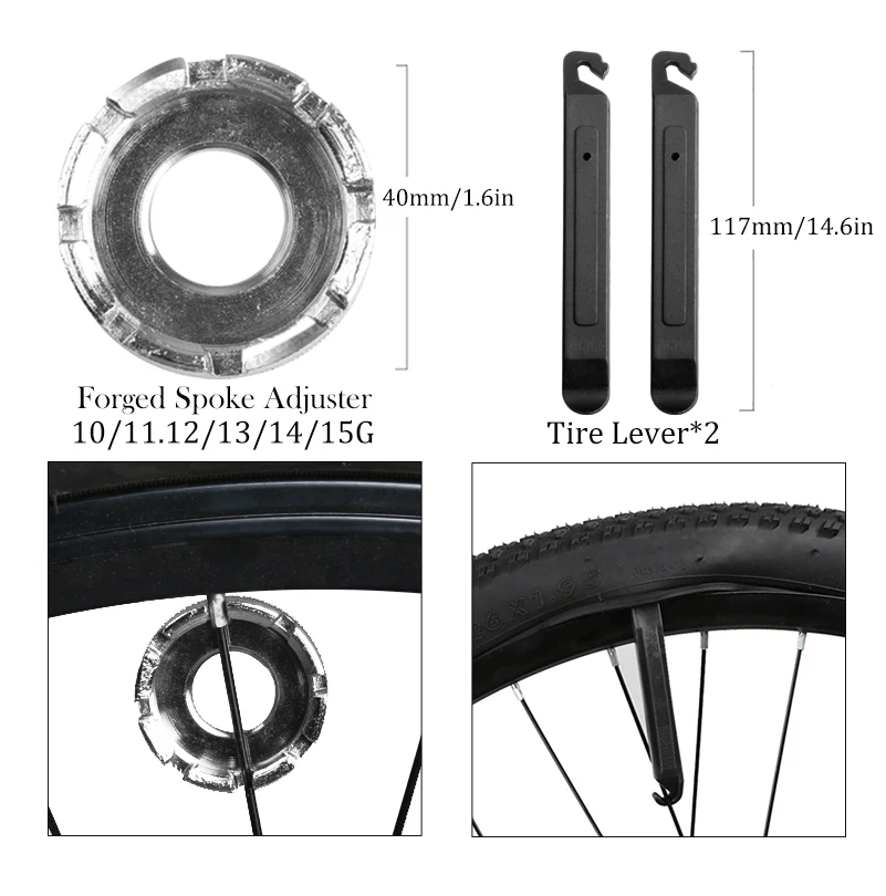 WEST BIKING набор инструментов для ремонта велосипеда, коробка для капсул, мульти складной спицевой гаечный ключ для горного велосипеда, велосипедная шина, бутылка для ремонта, набор инструментов