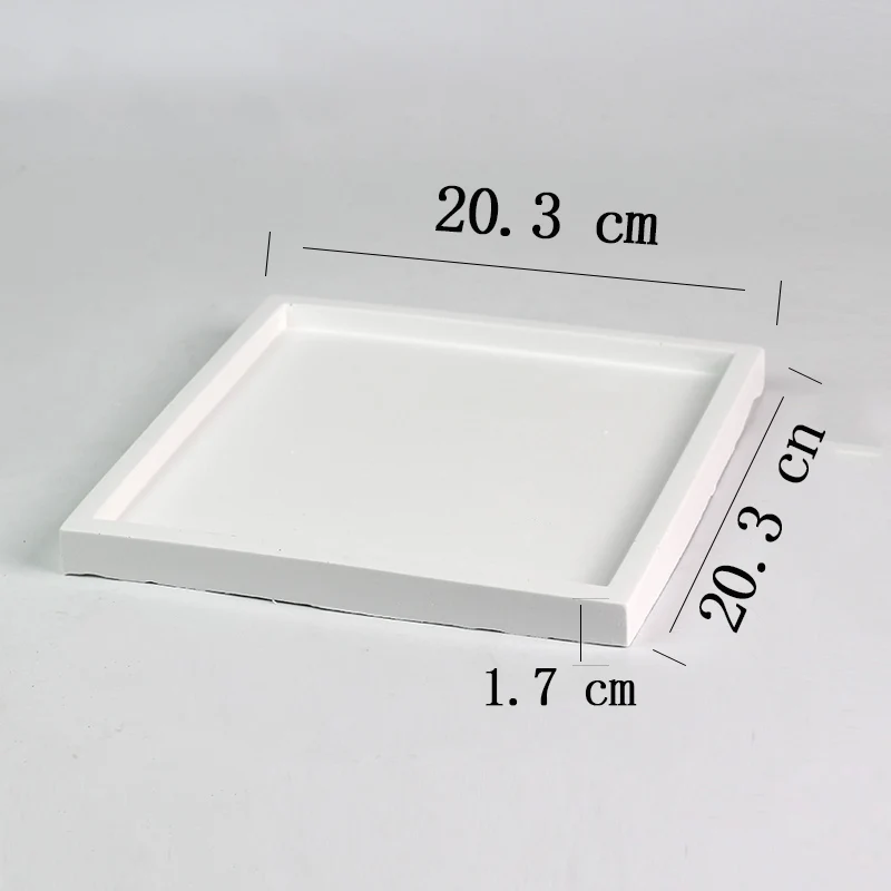 Квадратная бетонная плита силиконовая форма для ручной работы цементный поднос