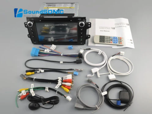 Android 4.4.4 для Suzuki SX4 Сенсорный экран стерео Радио DVD GPS навигации сидел Navi СМИ