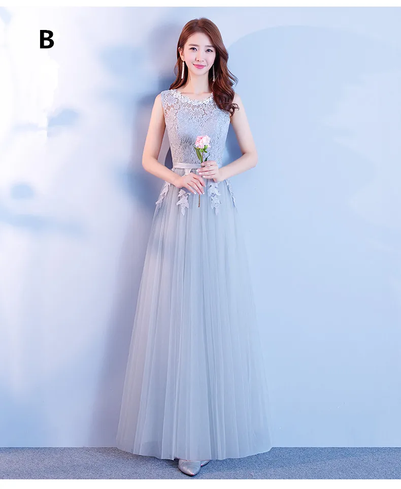 JYX88# красные длинные платья подружки невесты на шнуровке, Розовый Серый, весна-лето, женское платье для свадебной вечеринки, выпускного вечера